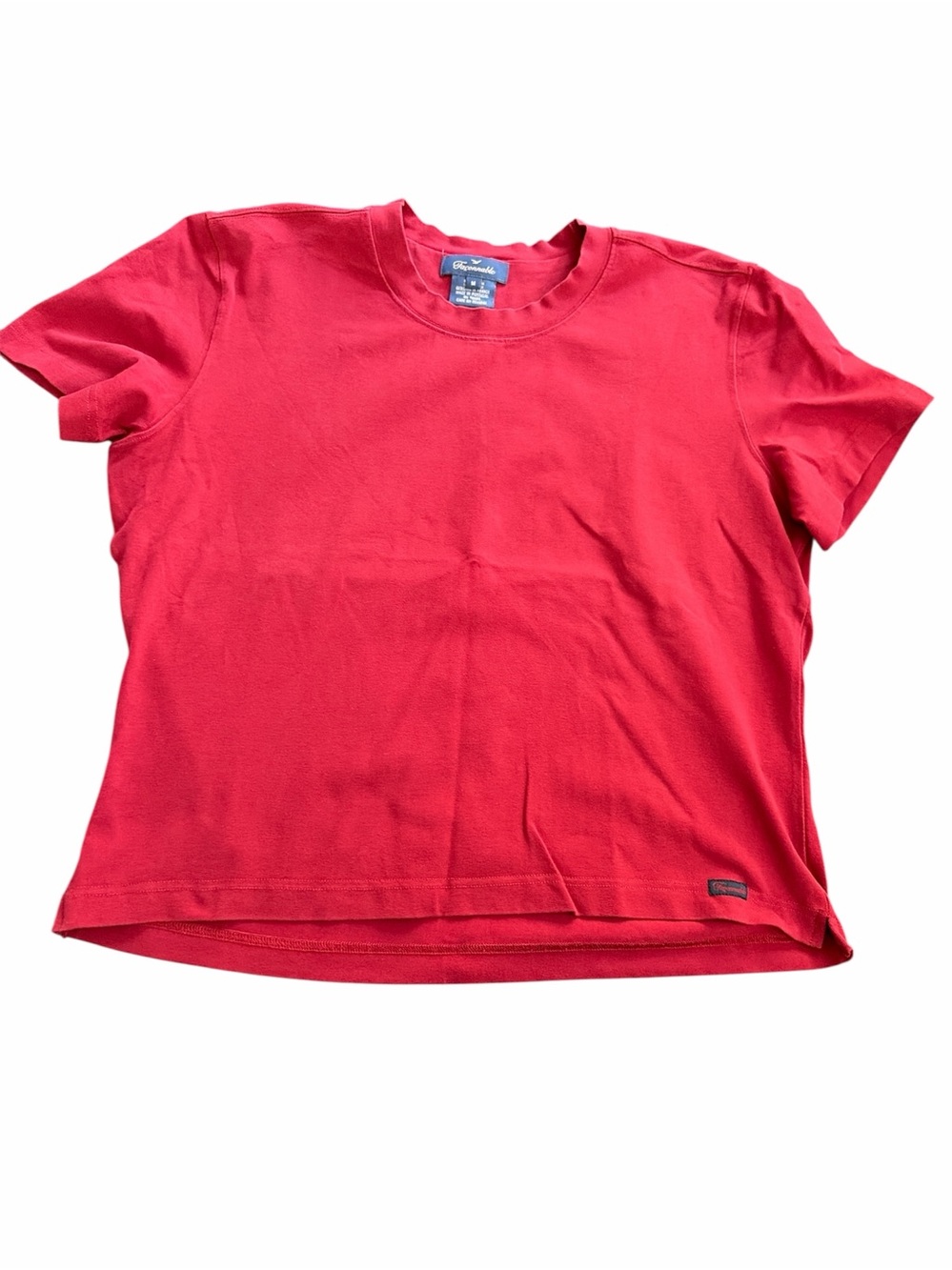 Faconnable Red Crewneck Tee